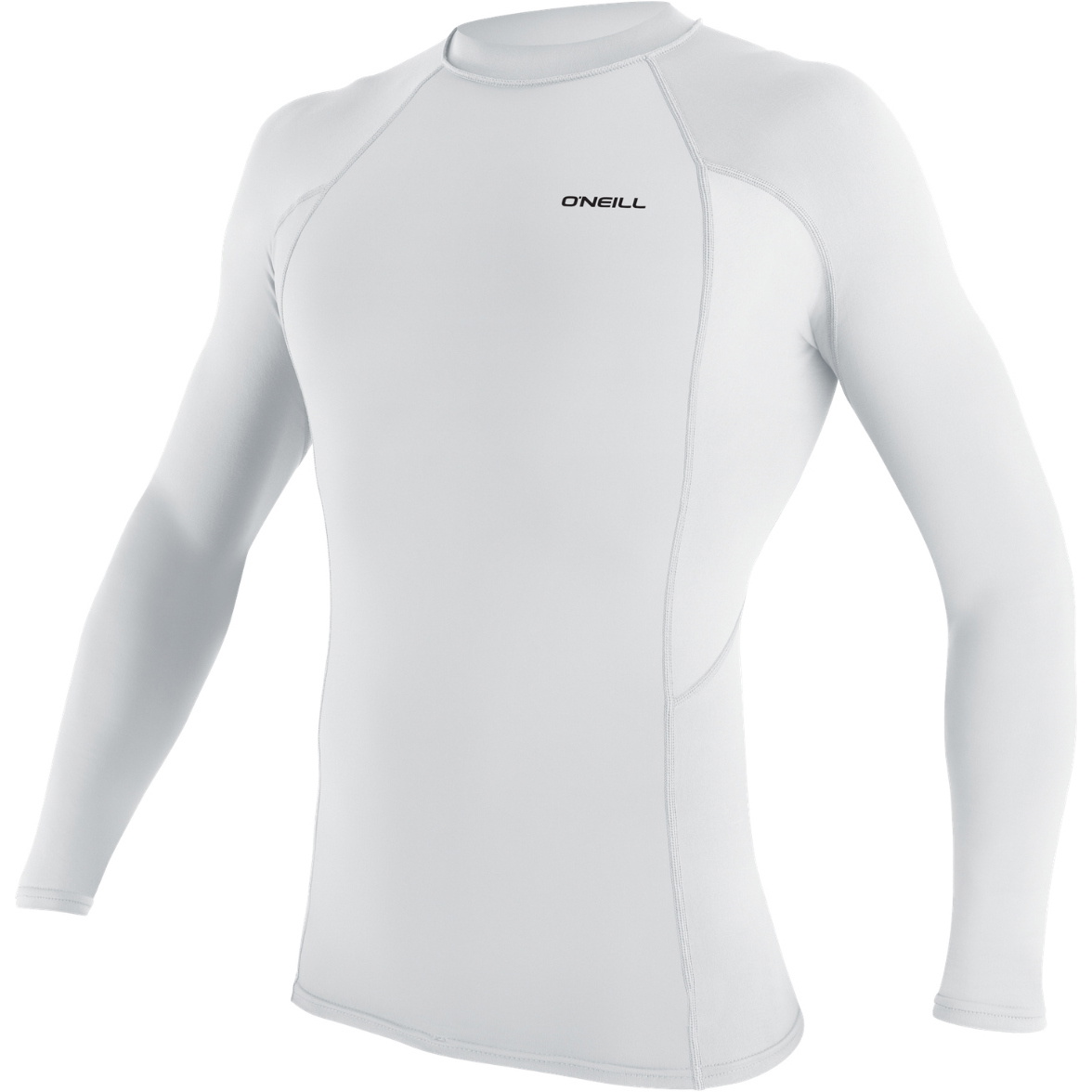 2026 O'Neill Mens Basic Skins Long Sleeve Rash Vest 5714 - White